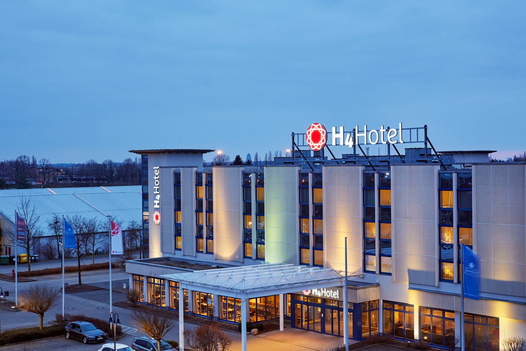 H4 Hotel Leipzig Exteriör bild